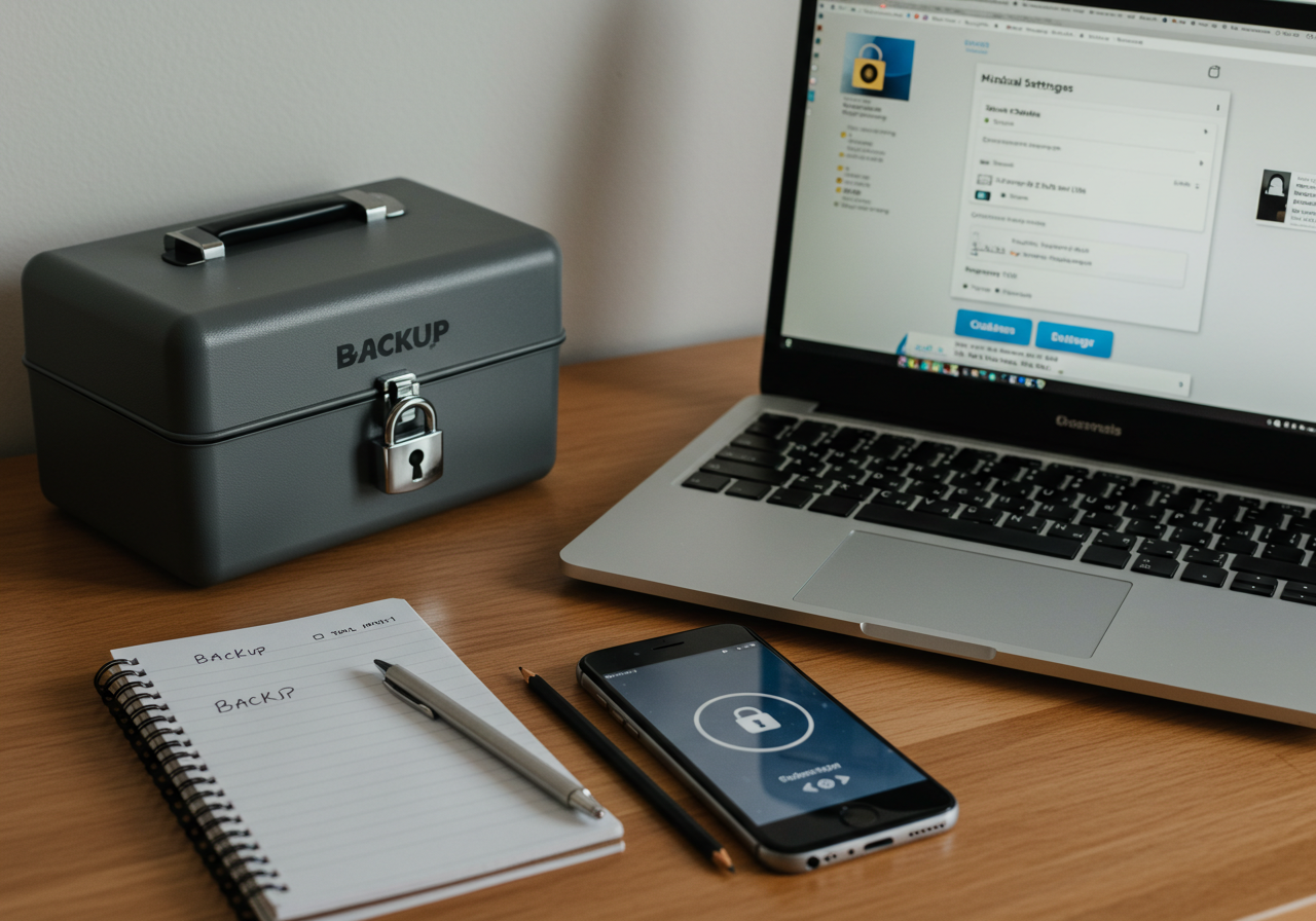 The Right Way to Send Recovery Codes and 2FA Backups